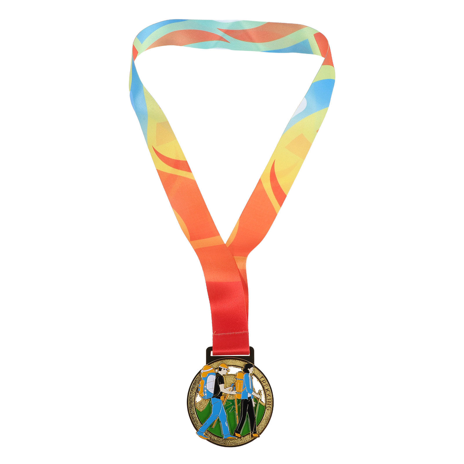 Outdoor Adventure Races - Zinc Alloy Hiking Finisher Medal Outdoor