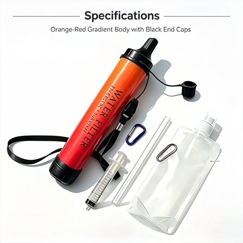 Water Filter Straw - 5000L Portable Emergency Survival Water Filter