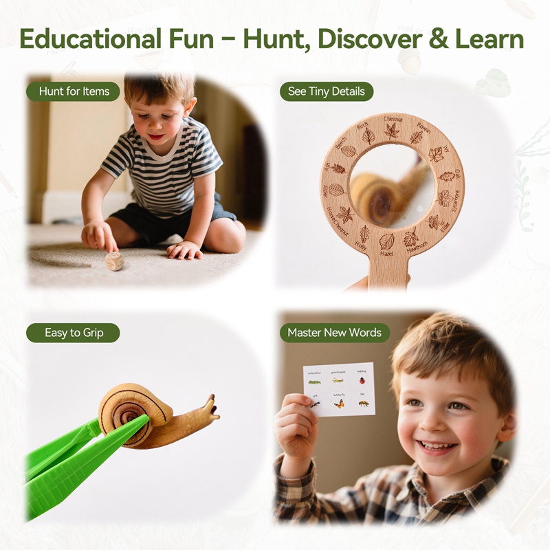 Wooden Montessori Toys Treasur - Outdoor Adventure Toys For Kids ulasan dan harga