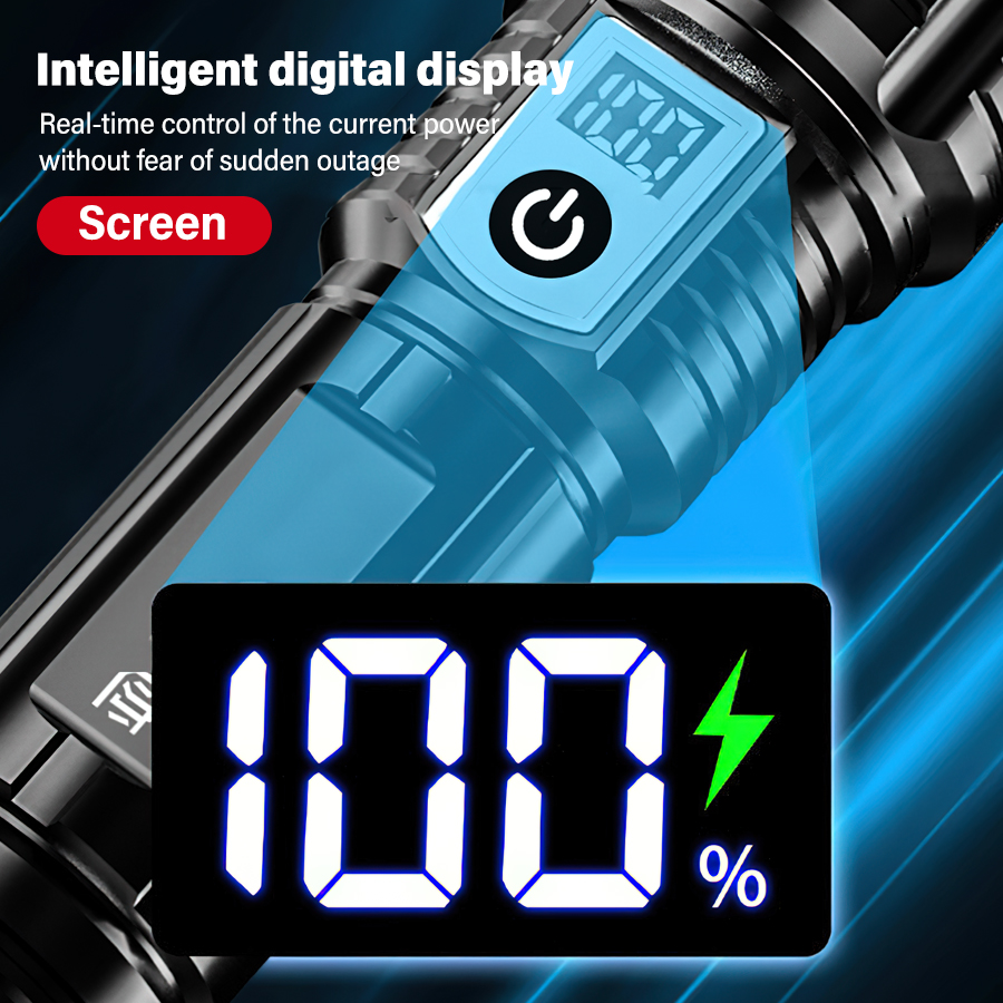 High Power 200000LM LED Flashl - Outdoor Adventures ulasan dan harga