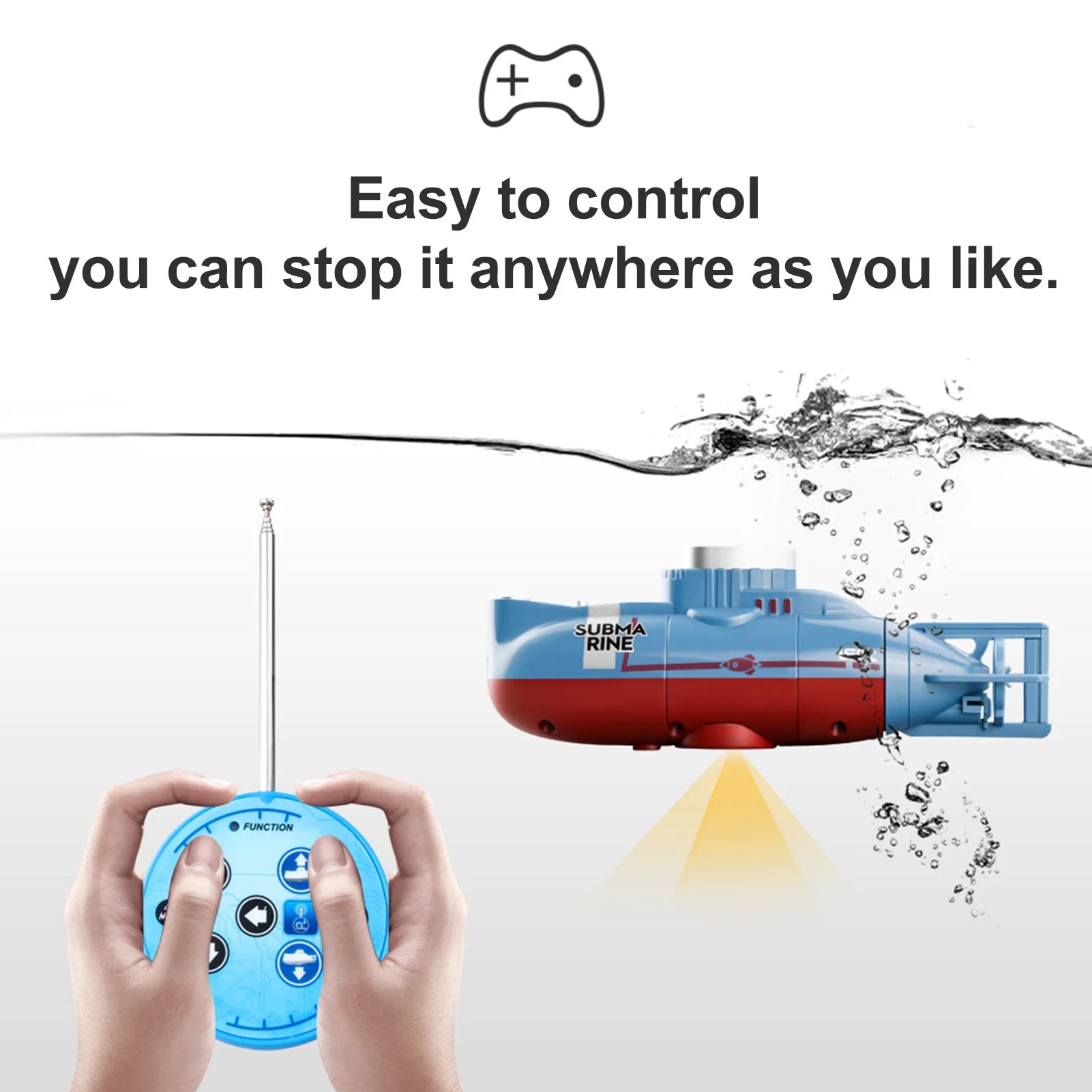 Simulation Mini RC Submarine 0 - Outdoor Adventure Toys For Kids ulasan dan harga