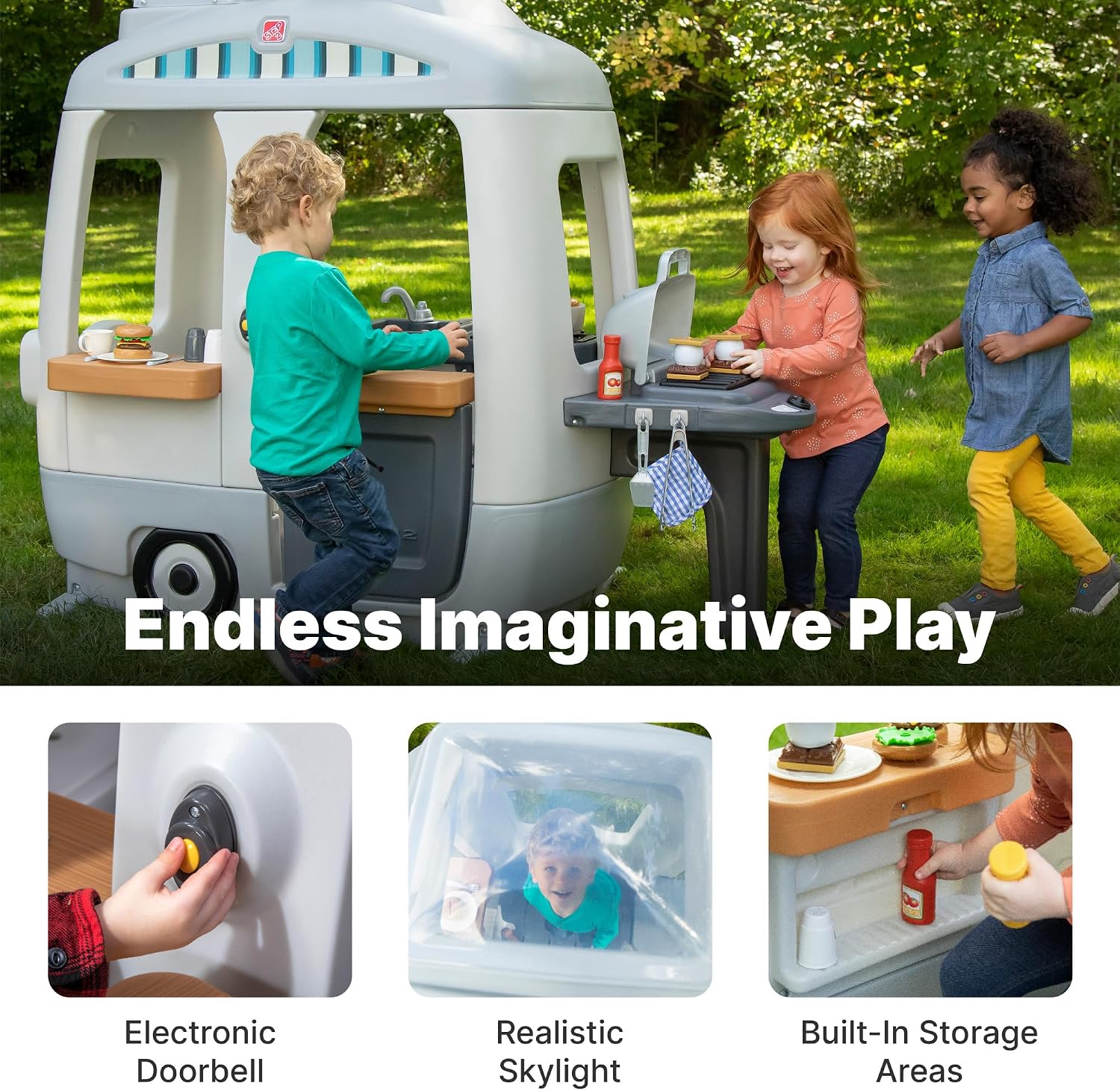 Adventure Camper Kids Playhous - Outdoor Adventure Toys For Kids ulasan dan harga
