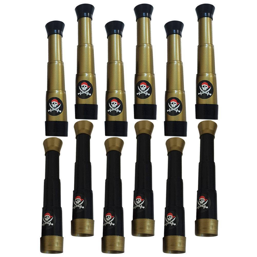 12Pcs Kids Pirate Telescope Se - Outdoor Adventure Toys For Kids ulasan dan harga