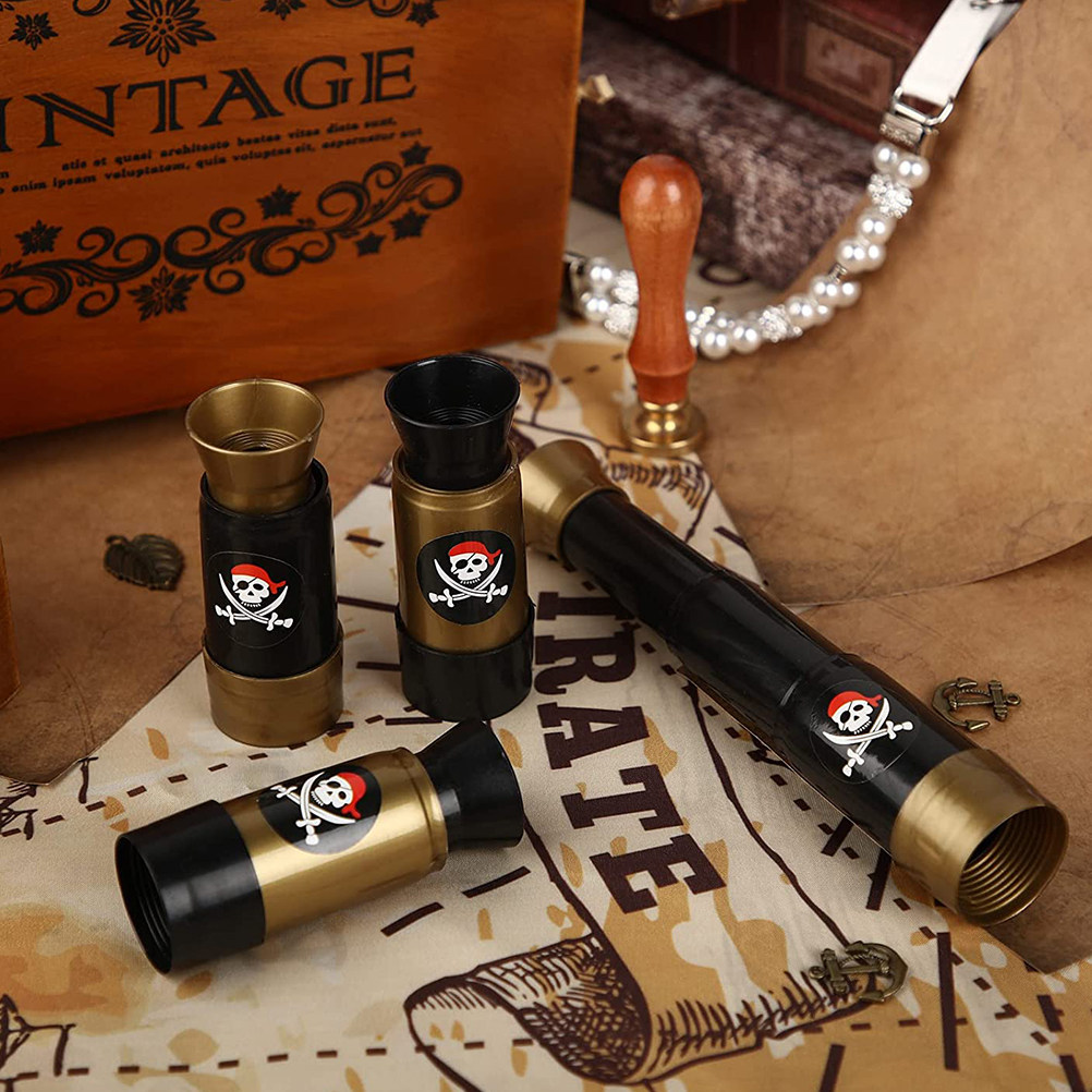 12Pcs Kids Pirate Telescope Se - Outdoor Adventure Toys For Kids ulasan dan harga