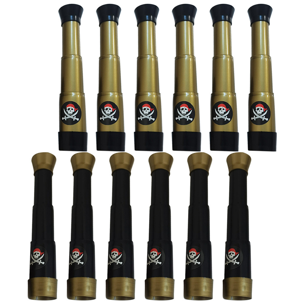 12Pcs Kids Pirate Telescope Se - Outdoor Adventure Toys For Kids ulasan dan harga