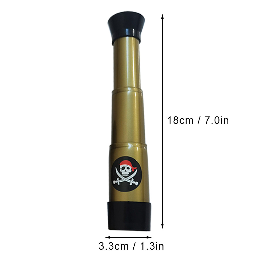 12Pcs Kids Pirate Telescope Se - Outdoor Adventure Toys For Kids ulasan dan harga
