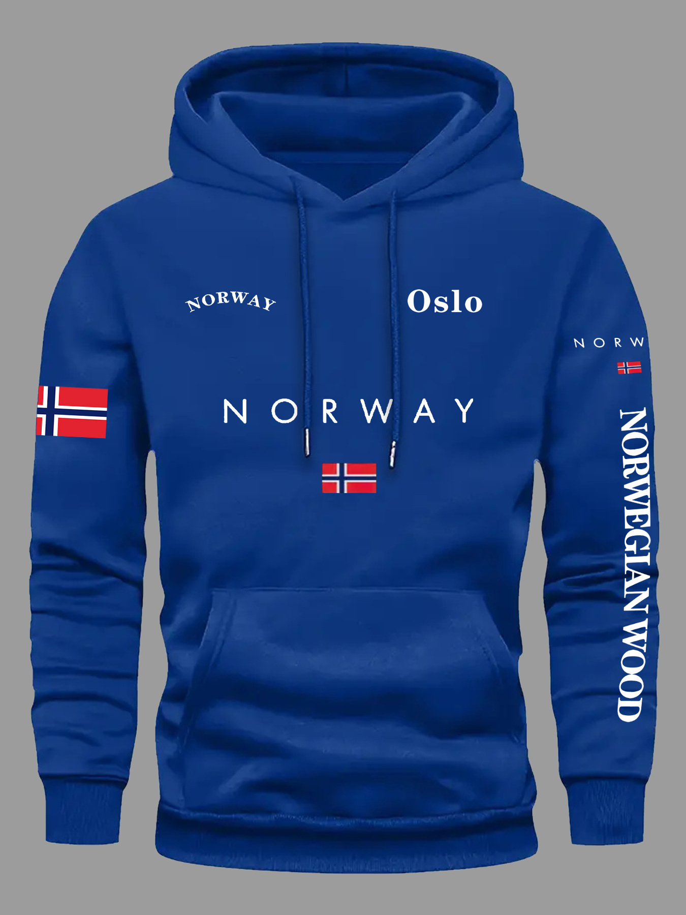 NORWAY Flag Hoodies Men Women  - Outdoor Adventure Outfit ulasan dan harga