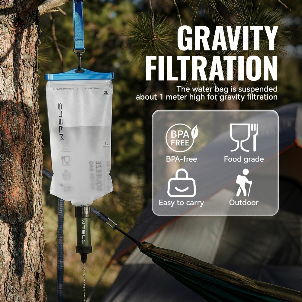 WERLS Hiking Personal Mini Wat - Water Filter Straw ulasan dan harga