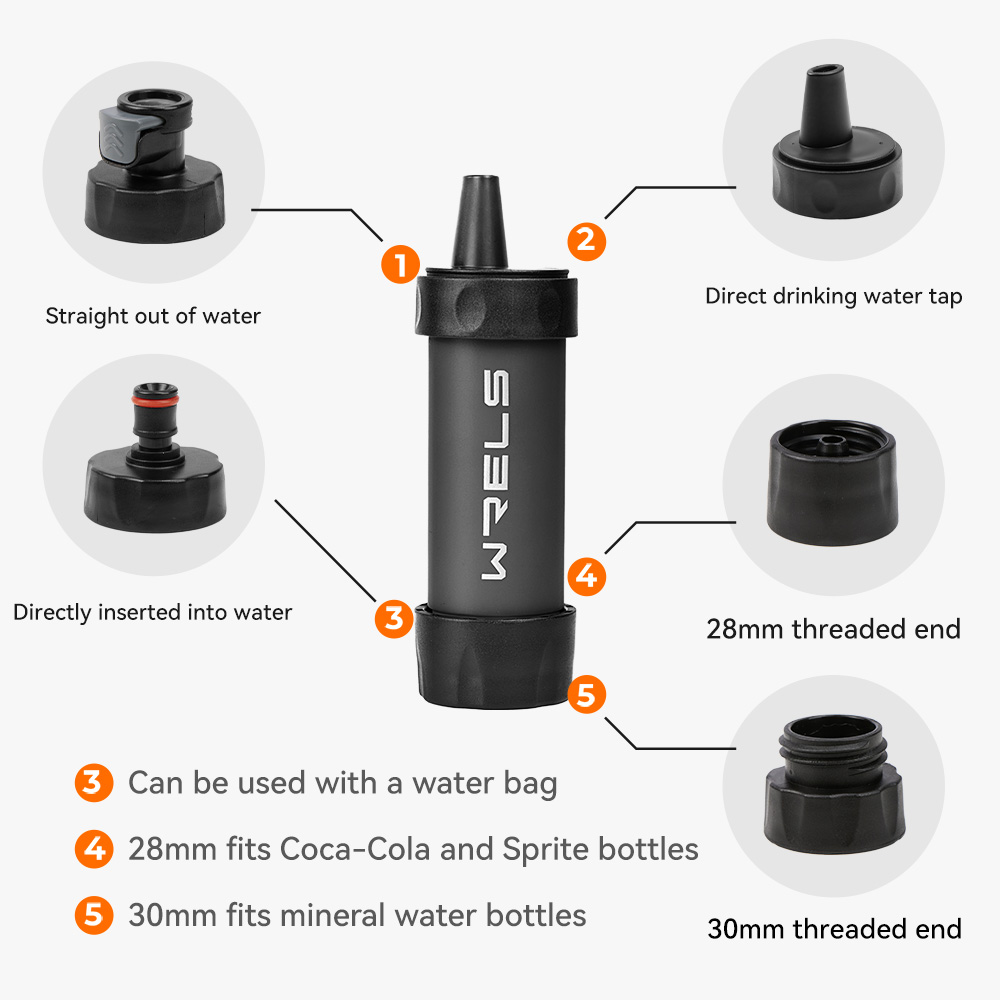 WERLS Hiking Personal Mini Wat - Water Filter Straw ulasan dan harga