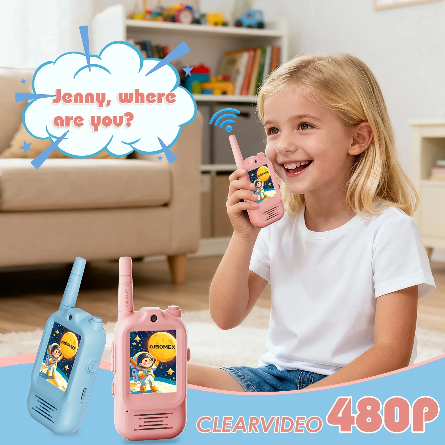 2pcs Kids Video Walkie Talkie  - Outdoor Adventure Toys For Kids ulasan dan harga