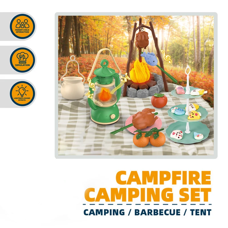 Kids Camping Tent Set Simulate - Outdoor Adventure Toys For Kids ulasan dan harga