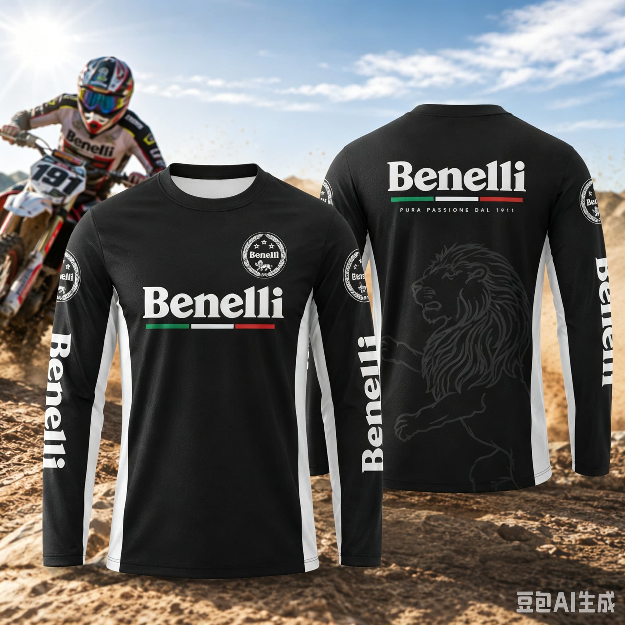 New 2027 Benelli Rider T Shirt - Outdoor Adventure Outfit ulasan dan harga