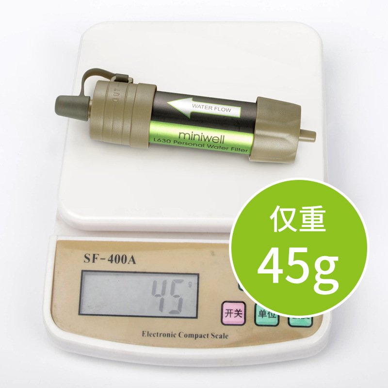 Soldier Outdoor Water Purifica - Water Filter Straw ulasan dan harga