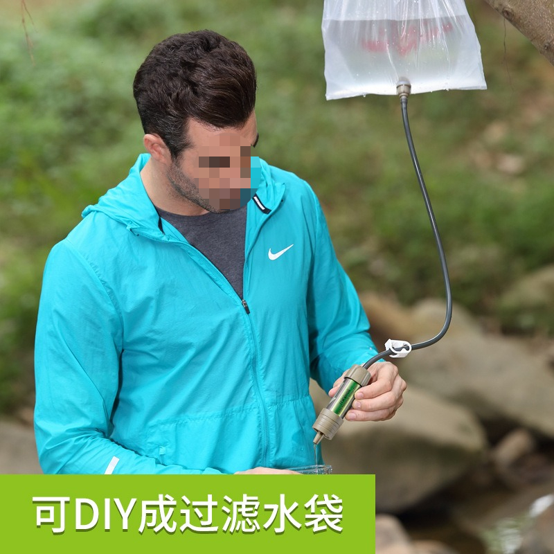 Soldier Outdoor Water Purifica - Water Filter Straw ulasan dan harga