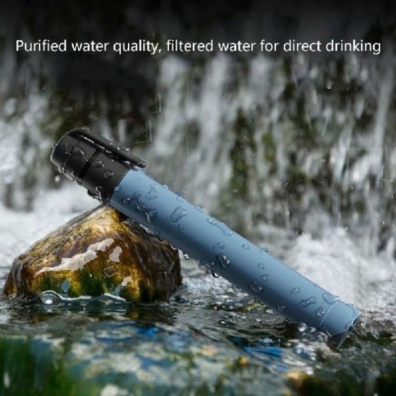 Portable Mini Pen-Shaped Outdo - Water Filter Straw ulasan dan harga
