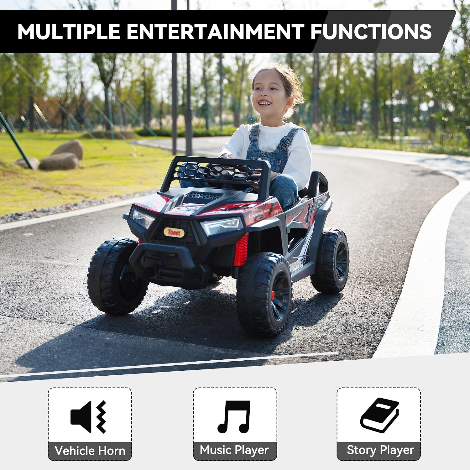 Kids Battery Powered 4Wheels C - Outdoor Adventure Toys For Kids ulasan dan harga